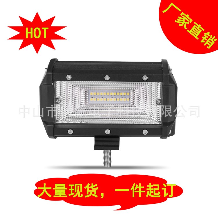 72W led工作燈 cree 三排led長(zhǎng)條燈 越野車頂燈 汽車工作燈