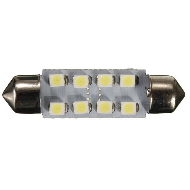 汽車LED 雙尖1210 8SMD 31/36/39/41mm 車頂燈 鋁合金閱讀燈 12V