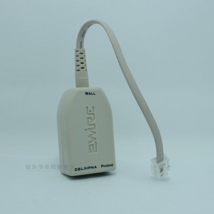 ADSL分离器 ADSL filter防雷分离器 带线带水晶头分离器