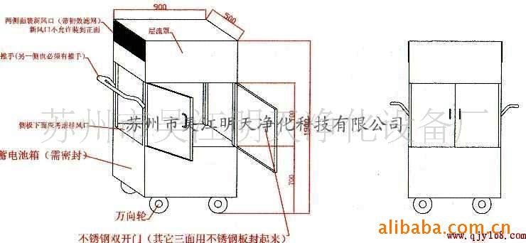 供應潔凈層流車，無繩層流車