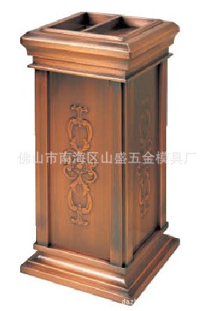 廠家直銷壓花古銅座地煙灰桶