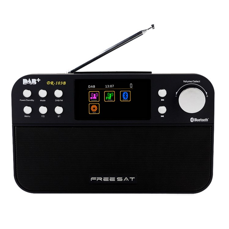 freesat dr-103b DAB+ FM 數(shù)字廣播收音機(jī) 彩屏+BT