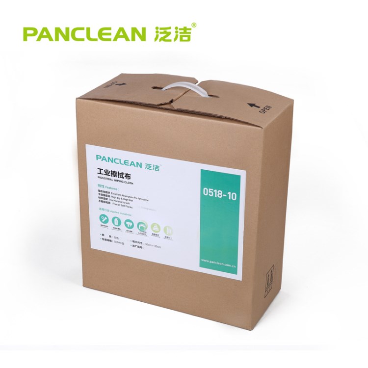 供應(yīng)泛潔工業(yè)擦拭布0518-00除塵去油污吸水無塵布工作間清潔紙