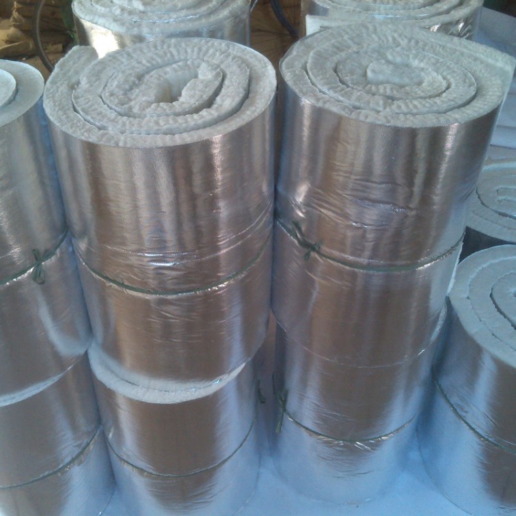 硅酸铝针刺毯保温棉耐高温隔热保温棉覆铝箔锅炉管道保温棉现货