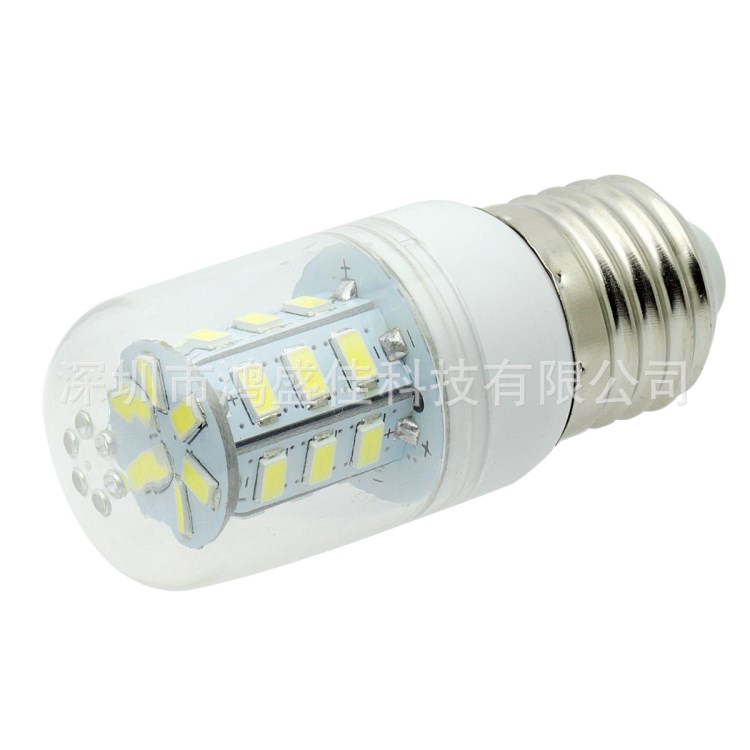 E27玉米燈泡 3W E27 E14 E12 B22 24SMD 5730 220V 或110V