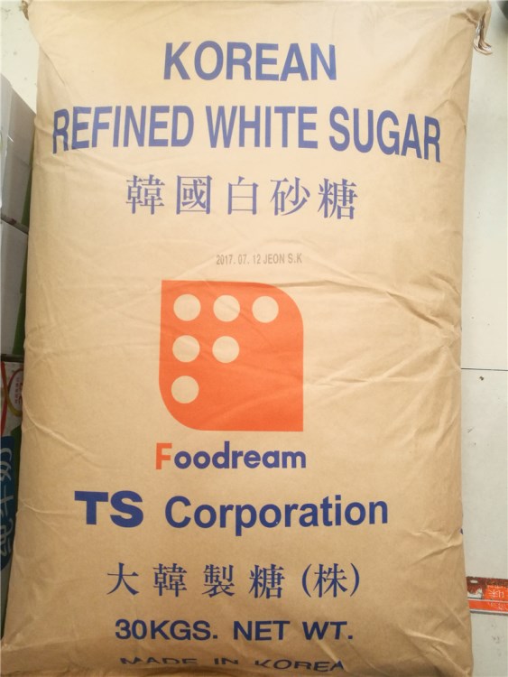 韓國TS白砂糖30kg裝 韓國幼砂糖ts白糖烘焙原料 量大更優(yōu)惠