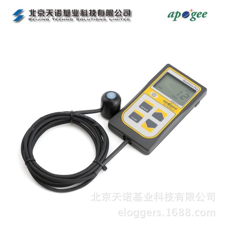 美國Apogee MQ-200手持式光合有效輻射測量儀 2m線 光量子探頭