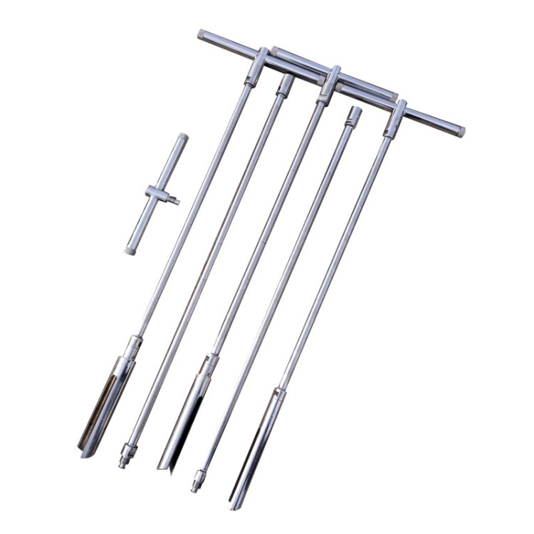 不锈钢土钻 取土器 土壤取样器 带推土块 多种规格 可定制