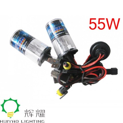 廠家批發(fā)HID H1/3/7/11/8/9/10氙氣燈泡 汽車氣大燈 12v55W交流