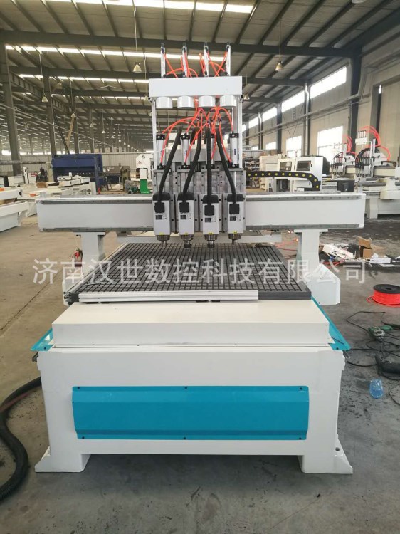 1325三工序/四工序木雕機(jī) 氣動(dòng)三頭/四頭自動(dòng)換刀木工開料機(jī)