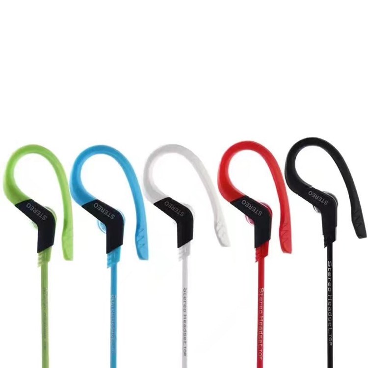 掛耳式耳機運動跑步有線重低音線控入耳帶麥耳塞 通用手機耳機