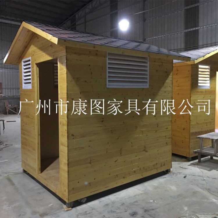 廠家直銷防腐木小木屋 鋼結構活動房 景區防腐木售貨亭戶外銷售亭