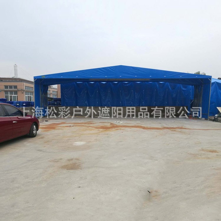 廠家供應 戶外移動折疊推拉蓬 工地施工戶外推拉雨篷