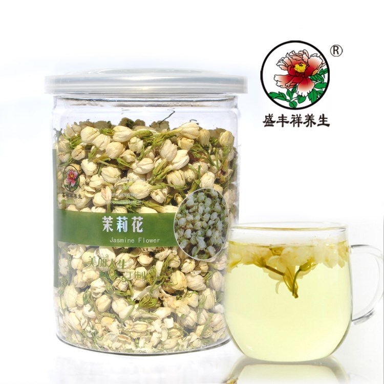 廠家大量供應(yīng)罐裝安神茉莉花茶 明目去火茉莉花茶亳州花茶代加工