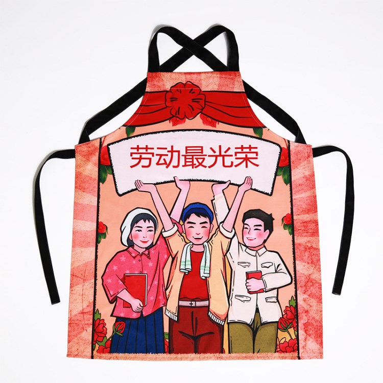 廠家承接 圍裙 數碼印花加工 圍裙熱轉印加工 來圖定制