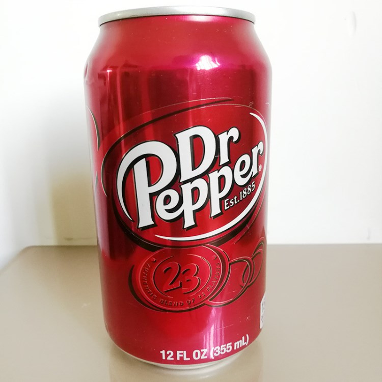 美国Dr Pepper胡椒博士汽水可乐型碳酸饮料355ML