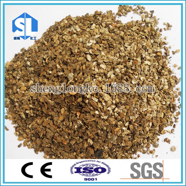 工廠  加工蛭石片生蛭石0.3-1mm1-2.5mm生蛭石片  直銷價格