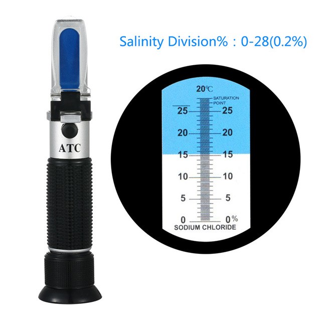 廠家直銷0-28%鹽度計 食品鹽度計 鹽分儀 折射儀 折光儀 鹽份計