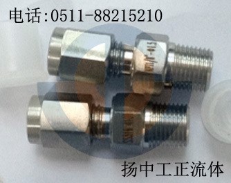 錐螺紋直通管接頭 BSPT(ZG)1/8-&Phi;1.5 SS316 直通終端接頭