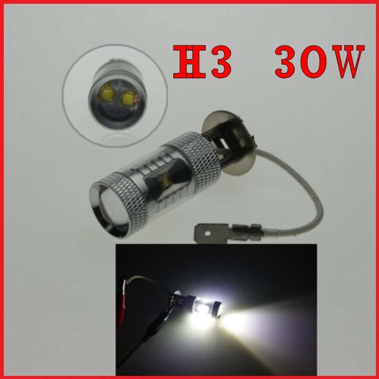 生產(chǎn)汽車led燈 H3 30W CREE 6smd LED霧燈 大功率LED車燈高亮霧燈