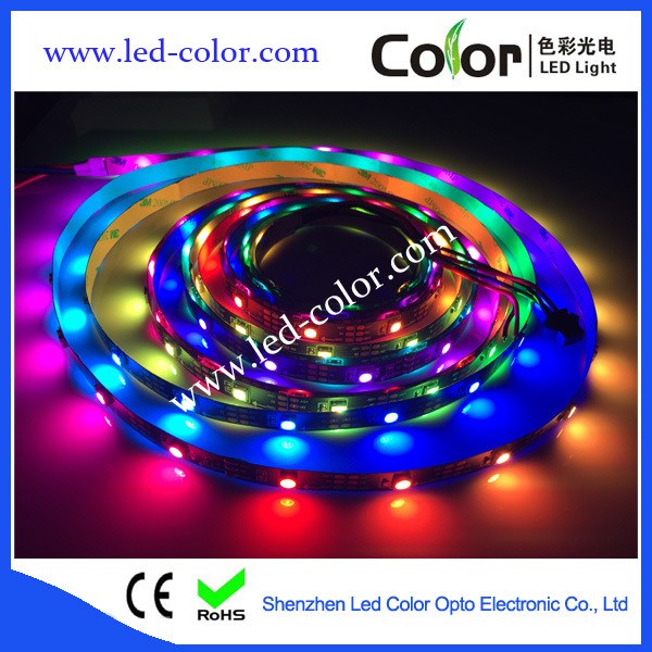全彩WS2812B內(nèi)置IC30燈LED5050幻彩燈帶燈條