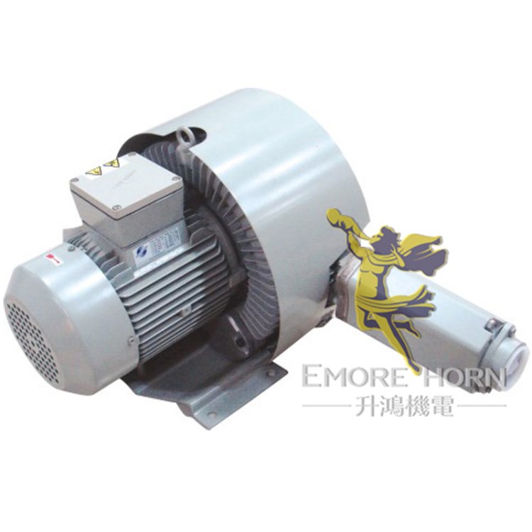 廠家現貨供應雙段式鼓風機EHS-4346 4kw高壓風機用于注塑機上料