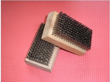 廠家直銷南鵬鍍銅鋼絲刷 清潔刷 除銹手動工具 工具刷