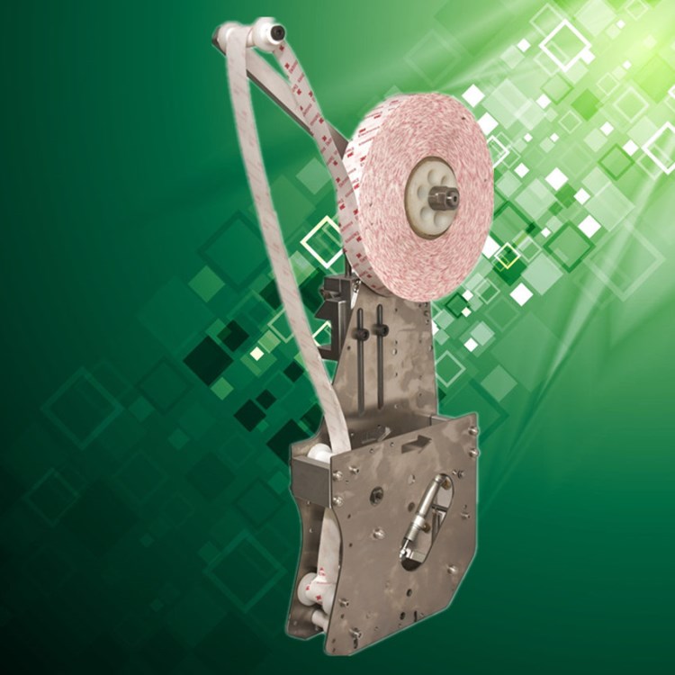 糊盒机上东莞科祺双面胶易撕带贴付机头纸盒箱快递袋等等