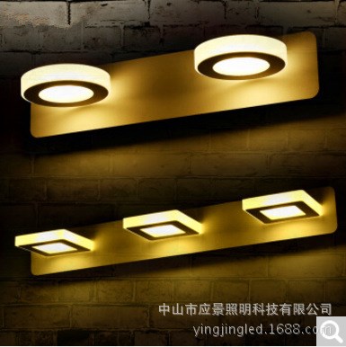 LED亞克力鏡前燈防水防霧壁燈浴室燈現(xiàn)代簡約化妝鏡燈柜燈衛(wèi)生間