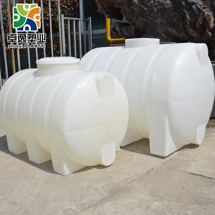 廠家直銷 3噸臥式塑料水塔 PE大水桶儲水桶 圓桶太陽能桶