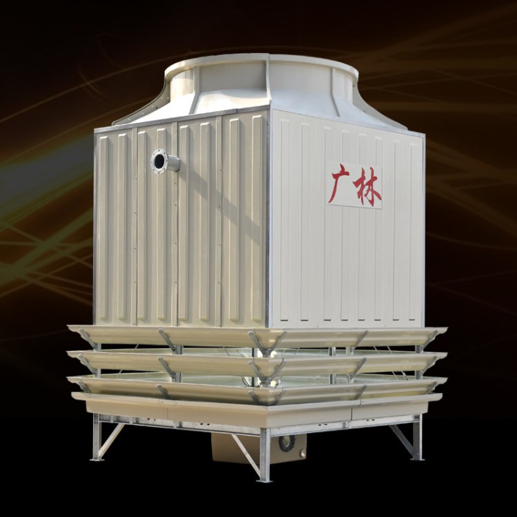 廣林實業(yè)供應(yīng)逆流式方形冷卻塔可訂做304不銹大型組合冷卻塔