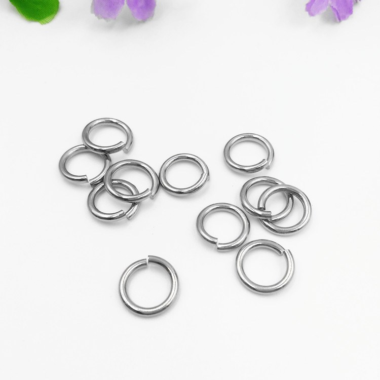 供應大號O形圈 不銹鋼開口圈 閉口圈 DIY飾品配件不銹鋼圓形環