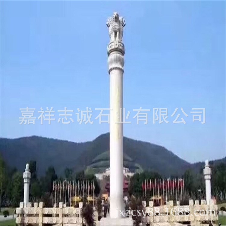 供应青石龙柱 广场文化柱 雕刻龙柱 木雕龙柱 寺庙景区石雕龙柱