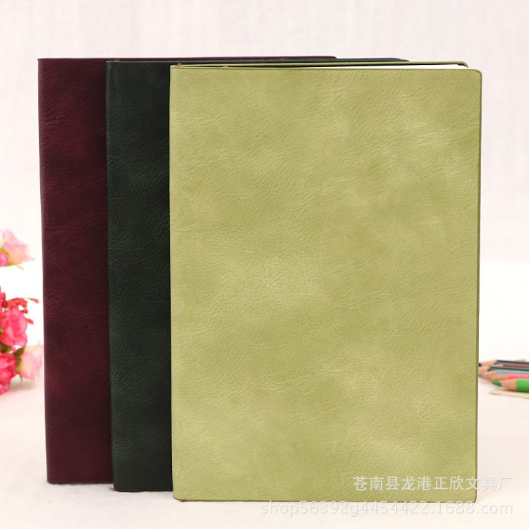 廠家定制 簡(jiǎn)約創(chuàng)意筆記本 仿皮a5記事本 大量批發(fā)生產(chǎn)
