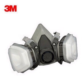 3M6100防護(hù)面具(不含配件） 防毒面具 防化學(xué)核輻射