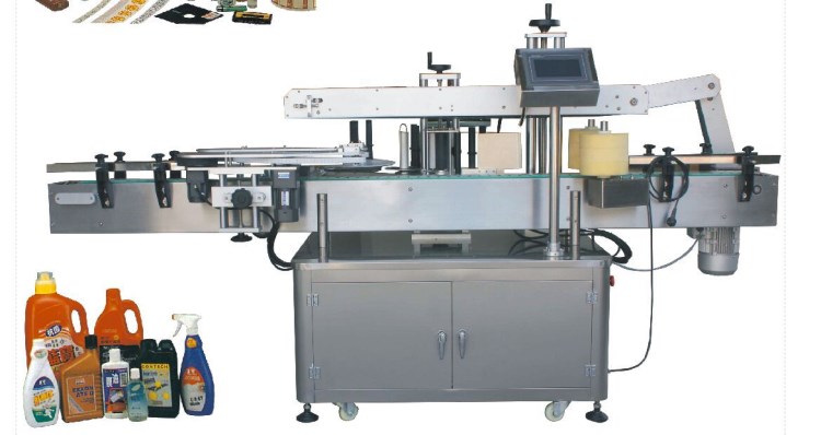 供應洗衣液洗潔精雙面不干膠貼標機