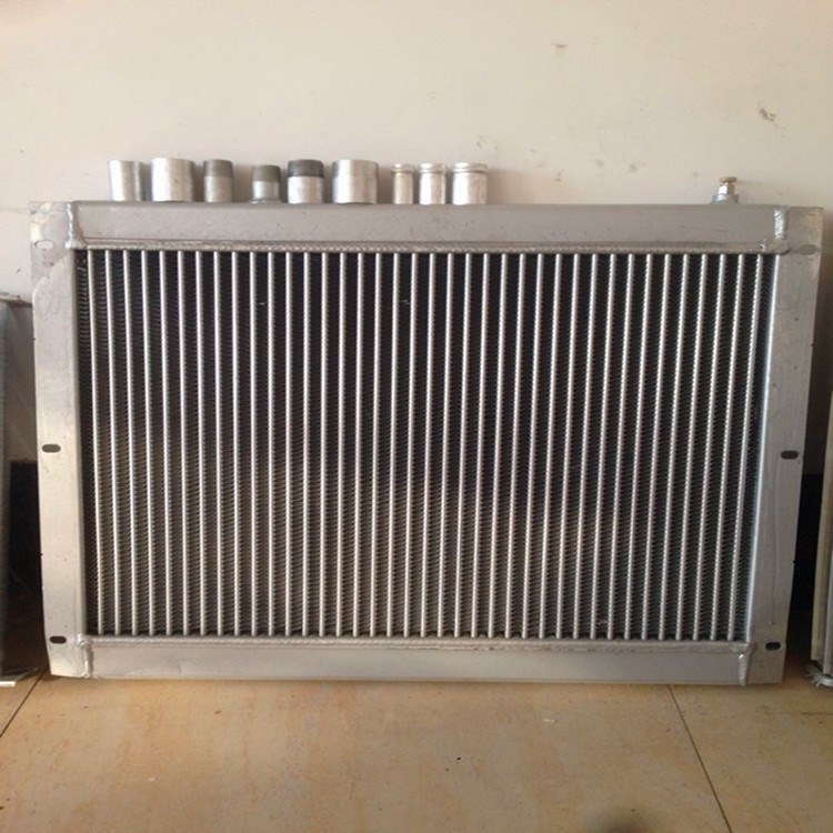 厂家直销温控设备水暖风机翅片式散热器养殖畜牧铝制散热片供应