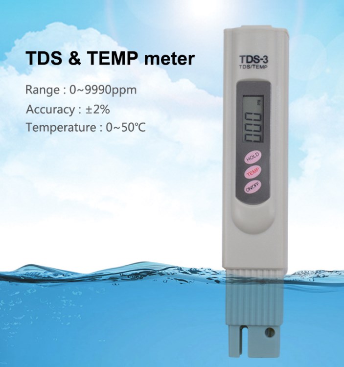 TDS筆 三鍵帶測溫度 家用水機(jī)TDS值測試 礦物質(zhì)測試 水質(zhì)檢測筆