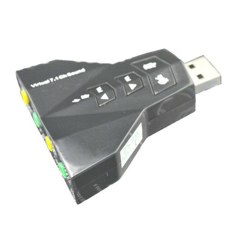 USB7.1聲卡USB飛機(jī)型聲卡免驅(qū)動(dòng)支持混音筆記本臺(tái)式機(jī)外置USB聲卡