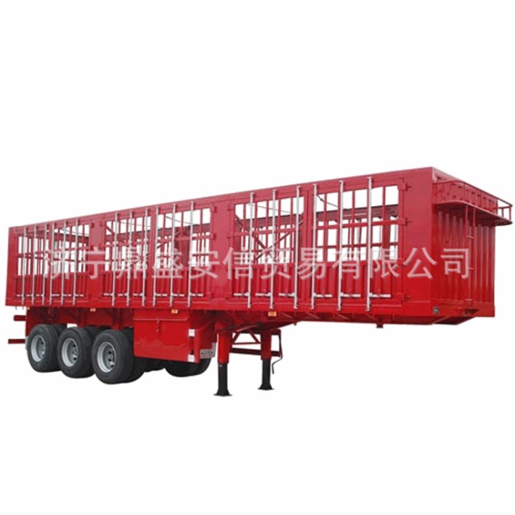 輕型倉柵半掛車 倉欄半掛車 鵝頸式半掛車 輕量化直梁倉欄半掛車