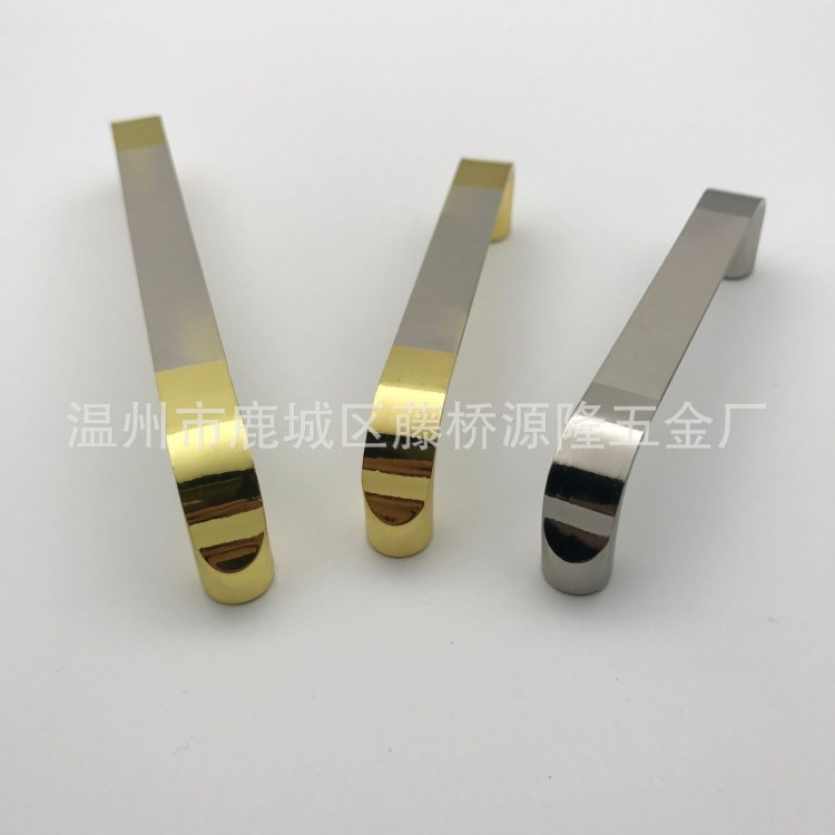 廠家直銷 鋅合金實心不銹鋼 鎳拉絲柜門=具拉手 現代簡約櫥柜把手