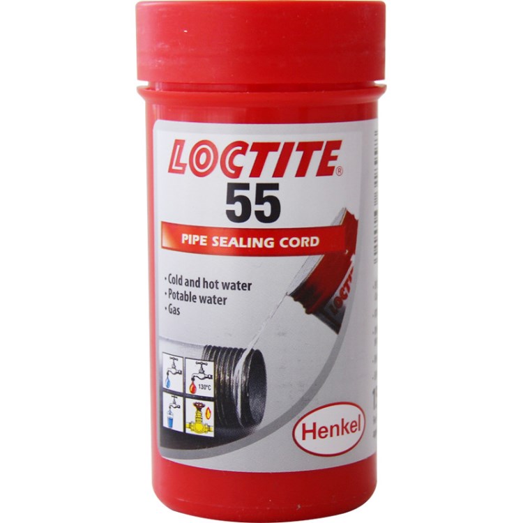 漢高樂泰loctite55管道魔繩 防松管螺紋密封膠 生料帶 150M