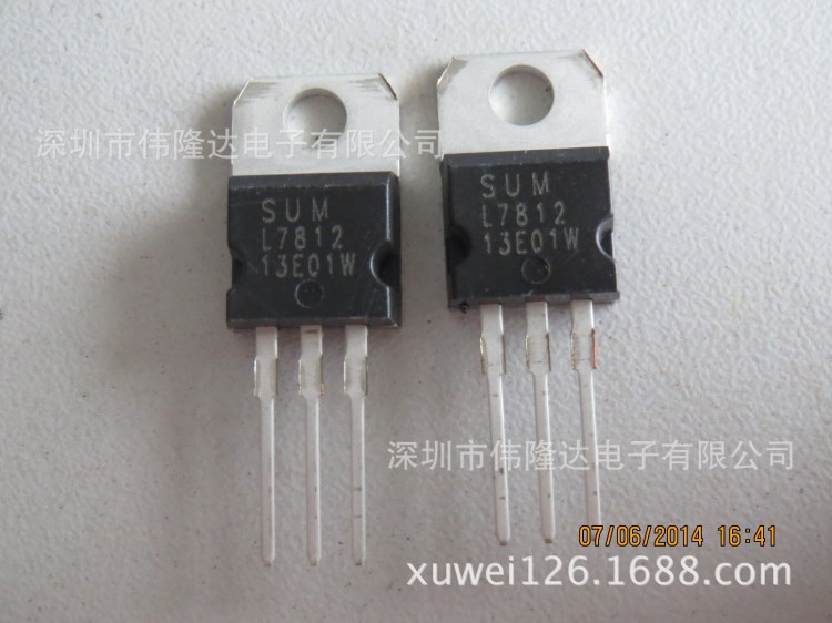 供應(yīng) SUM L7812 TO220 1. 12V