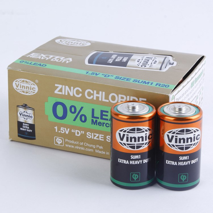 松柏VINNIC SUM1 R20干电池2只简包装 热水器手电筒