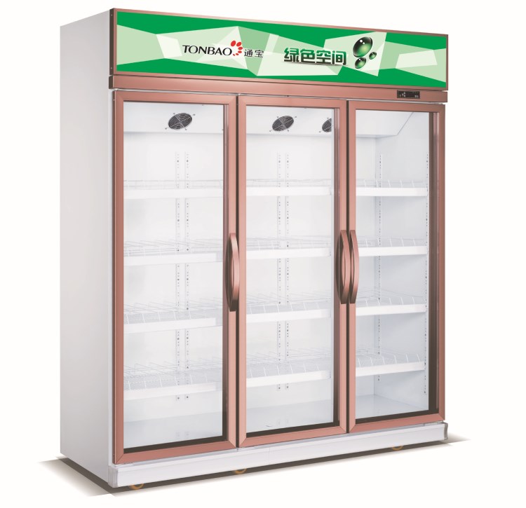 TONBAO/通寶 LG4-1650FL冰柜商用冰箱立式飲料柜冷藏柜展示柜冷柜