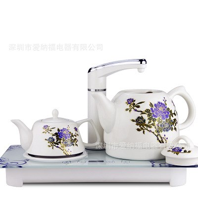 陶瓷變色自動(dòng)上水保溫電熱燒水壺養(yǎng)生功夫茶具智能泡茶壺禮品直銷(xiāo)