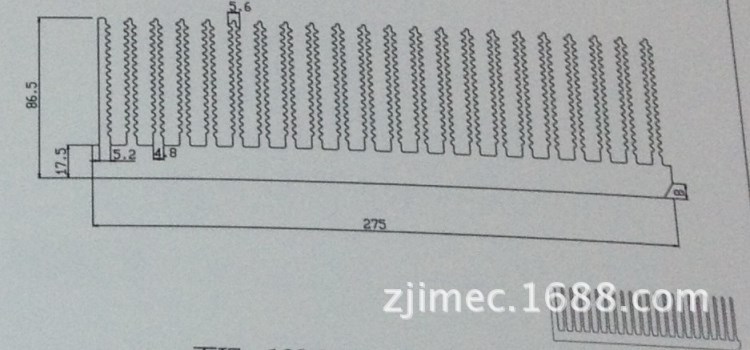 高密齿铲片型材散热器电焊机 LED、路灯、IGBT\桥堆大功率散热！