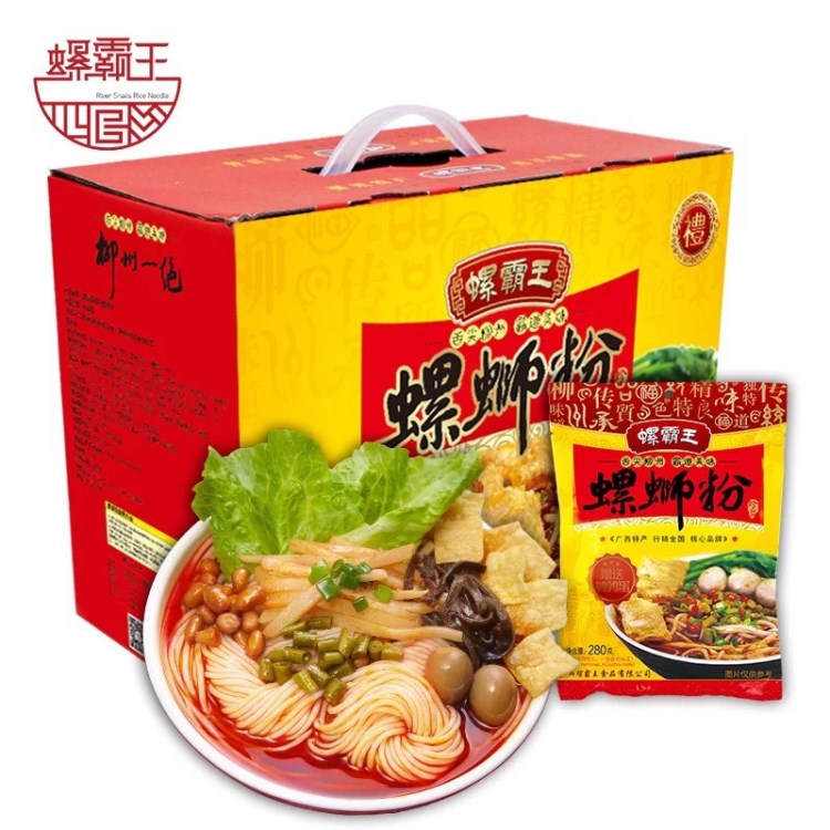 螺霸螺螄粉廣西柳州特產(chǎn)螺絲粉280g*10袋禮盒裝 一件代發(fā)