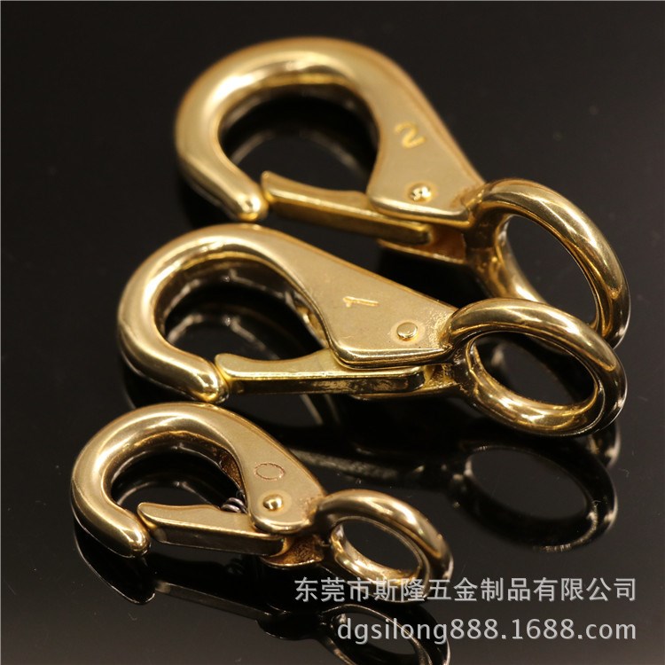 銅固定鉤 圓底鉤扣 箱包五金配件 包包掛件 手工輔料 工廠批發