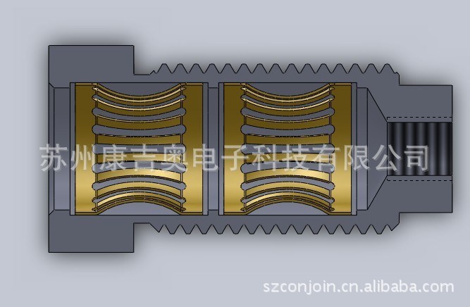 &Phi;11晶體管插座（采用&Phi;11冠簧結(jié)構(gòu)）